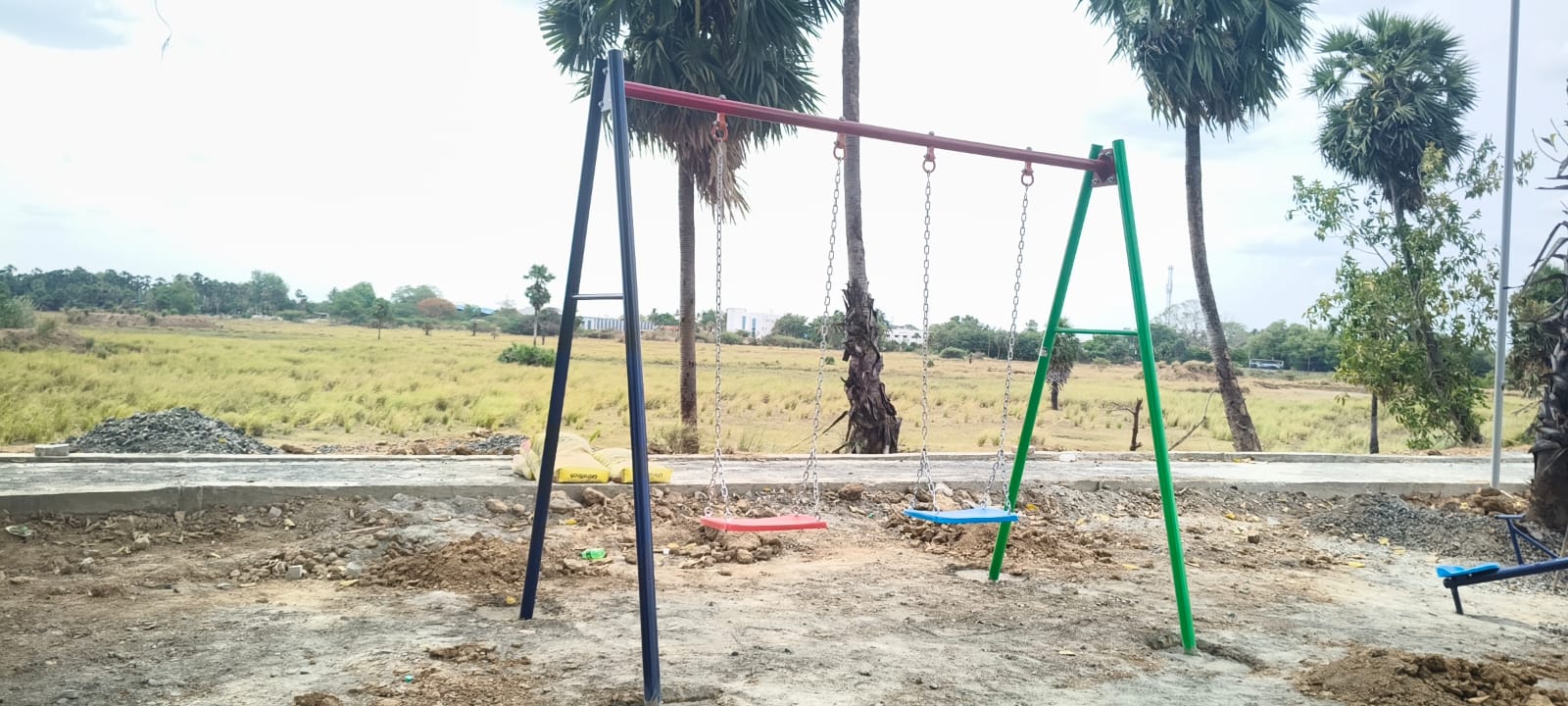 Swing two seated Aframe playground equipment by Roobanesh Enterprises